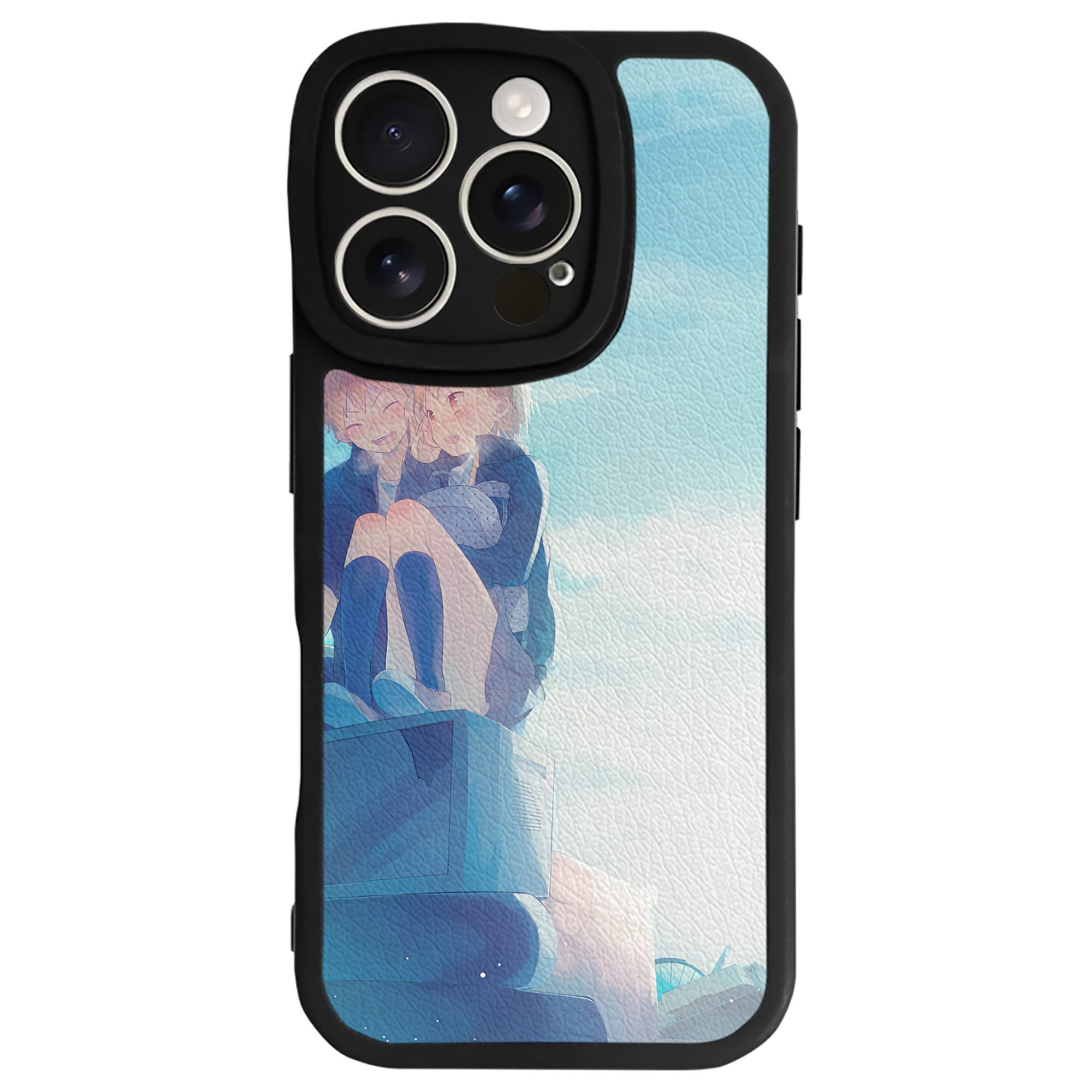 （画像用） ハイキュー!! Haikyu!! 【iPhone 16シリーズ対応】シリコンスマホケース（レザー調） 材質：シリコン